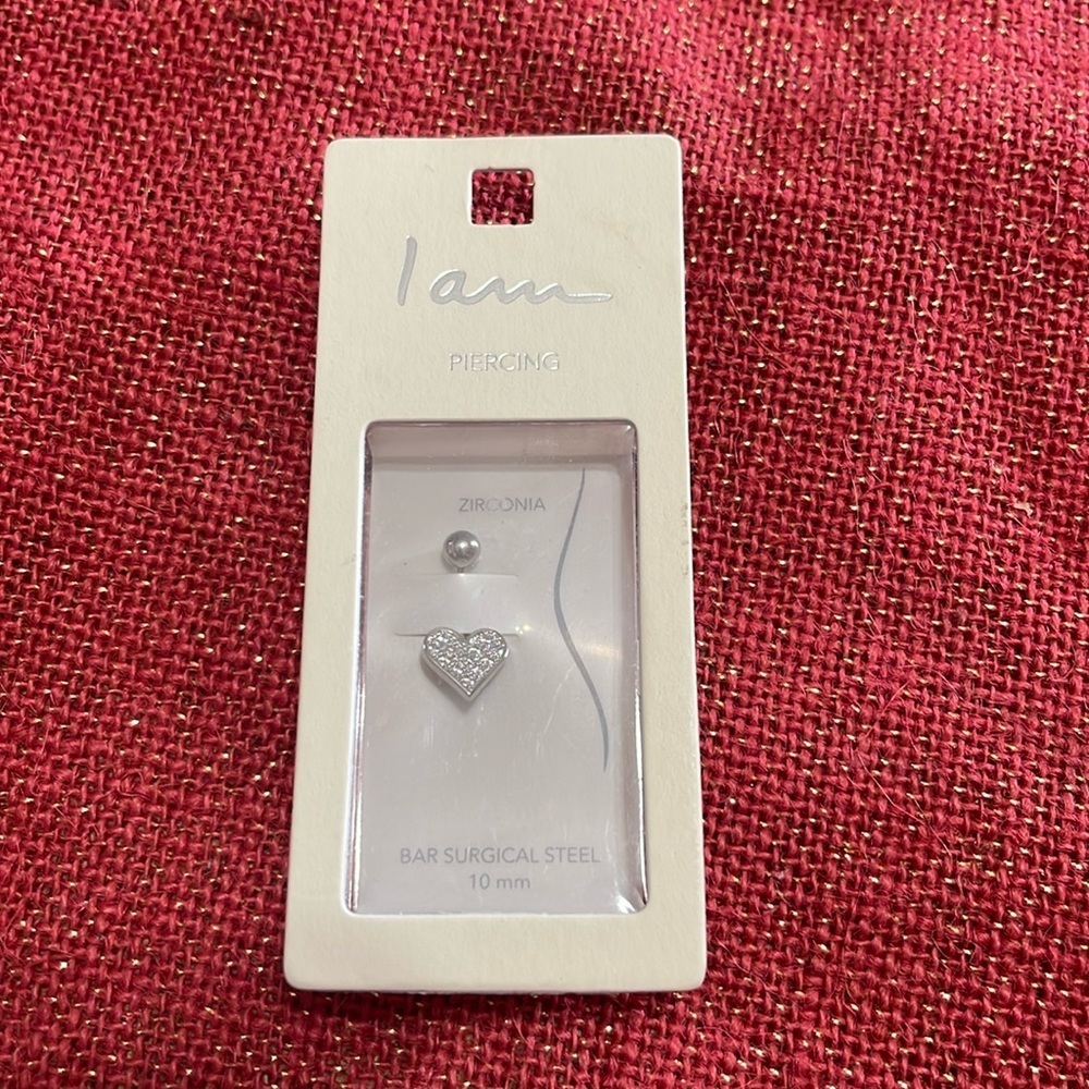 I am - Belly Piercing Ring - Surgical Steel